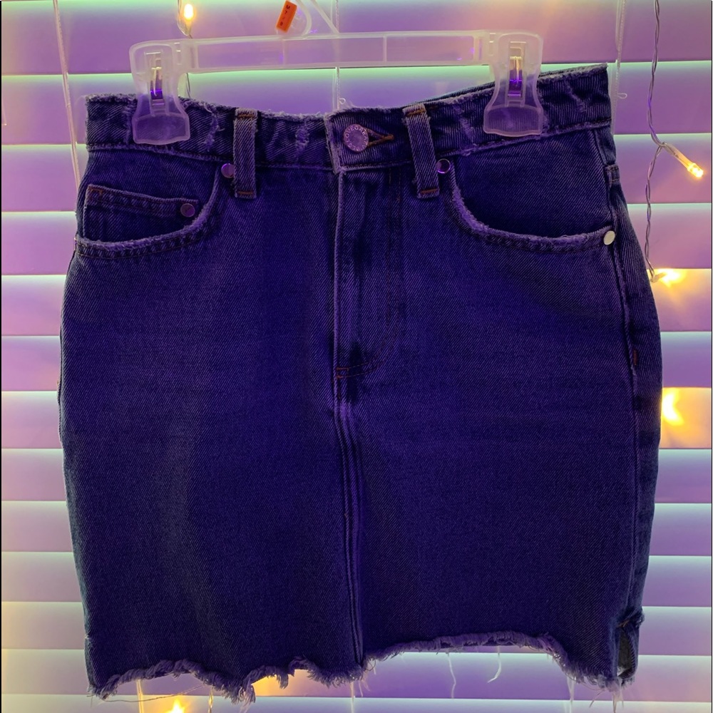 Denim Mini Skirt